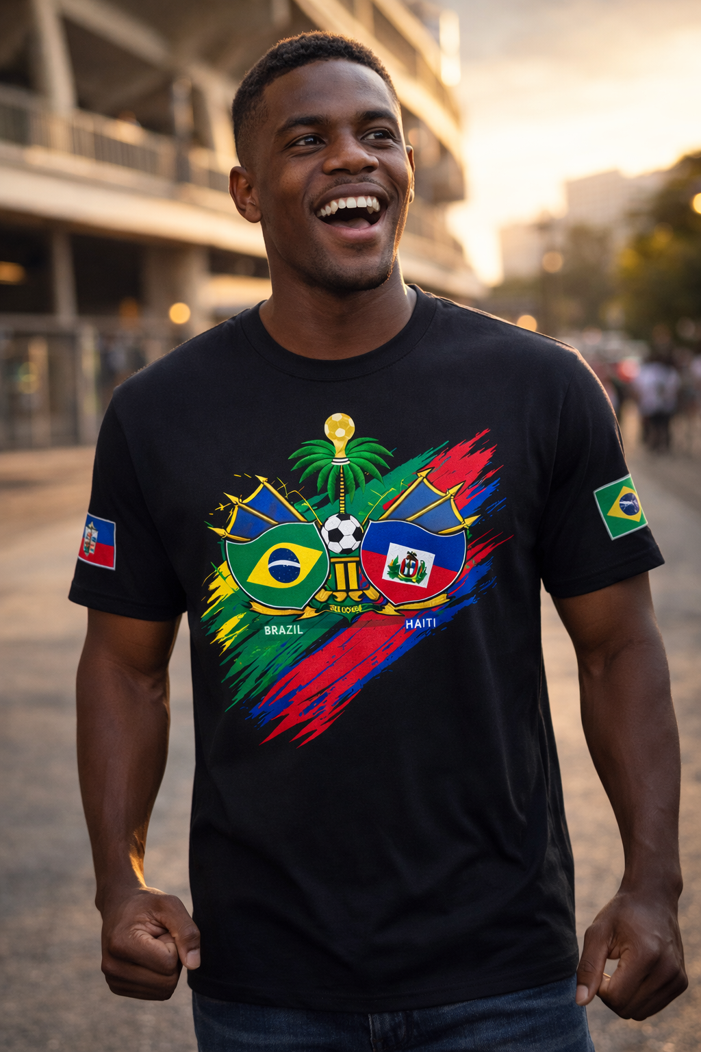 Brazil Haiti Soccer T-Shirt 2026
