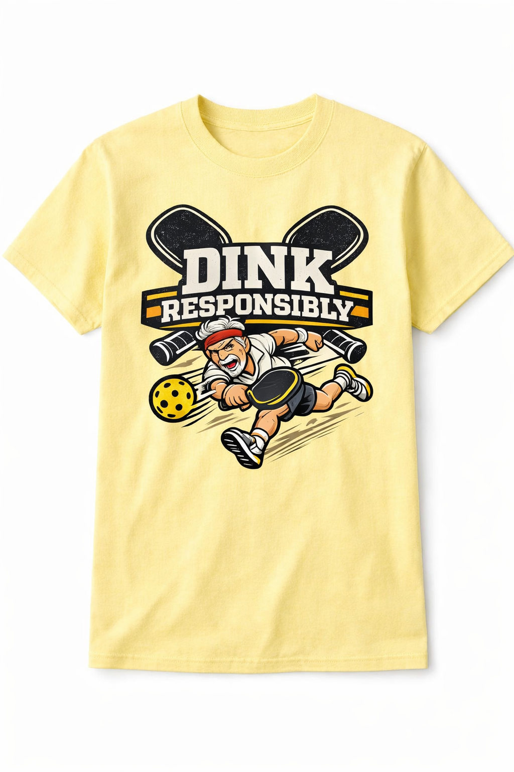 Dink Responsibly Pickleball Graphic T-Shirt