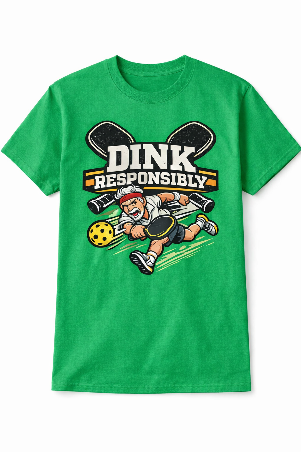 Dink Responsibly Pickleball Graphic T-Shirt