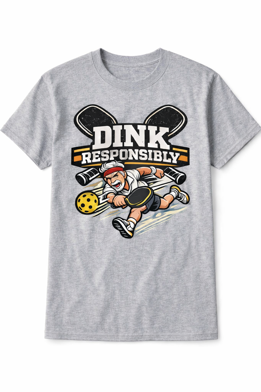 Dink Responsibly Pickleball Graphic T-Shirt