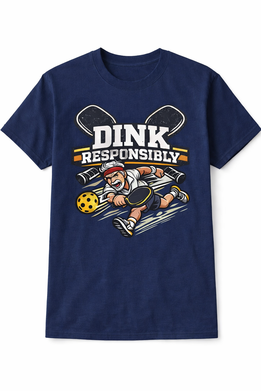 Dink Responsibly Pickleball Graphic T-Shirt