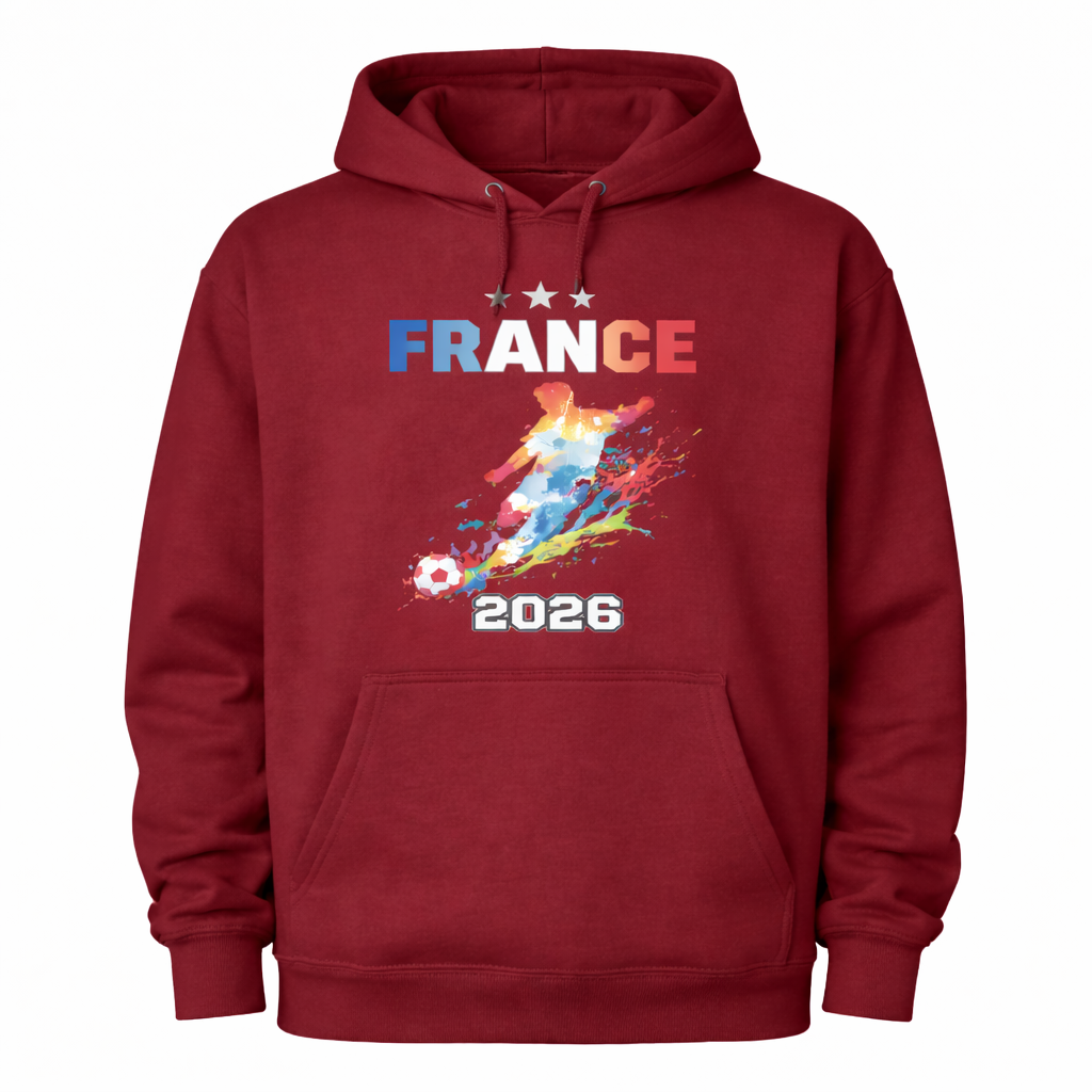 France Soccer 2026 Fan Edition Pullover Hoodie