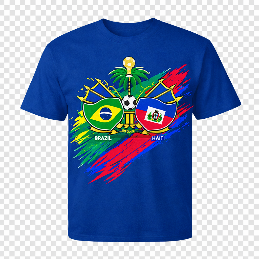 Brazil Haiti Soccer T-Shirt 2026