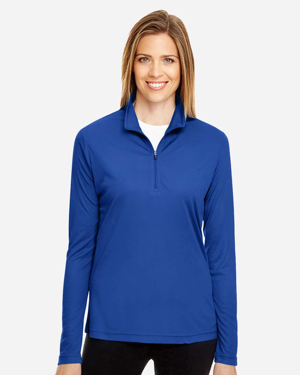Women's Performance Quarter-Zip Pullover Moisture Wicking Athletic Top