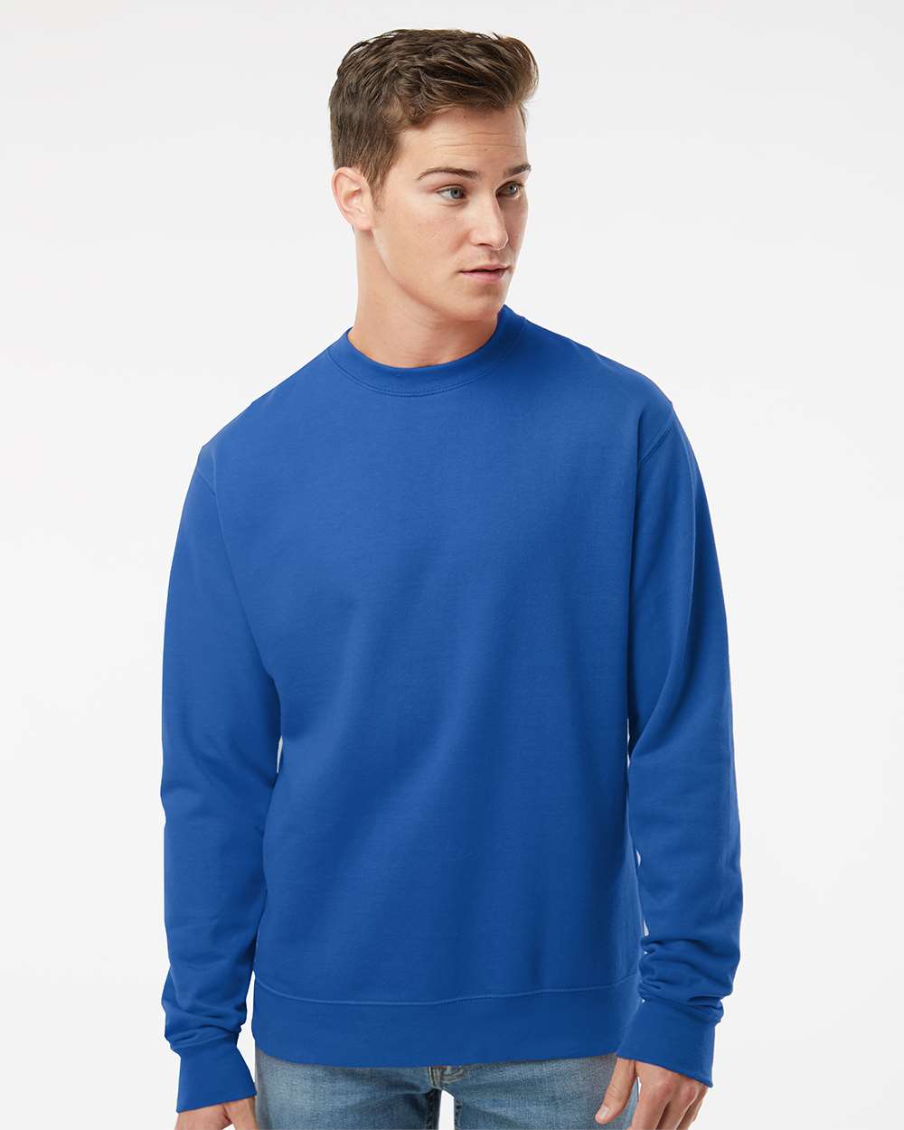 Independent Trading Co SS3000 Unisex Midweight Crewneck Sweatshirt Blank