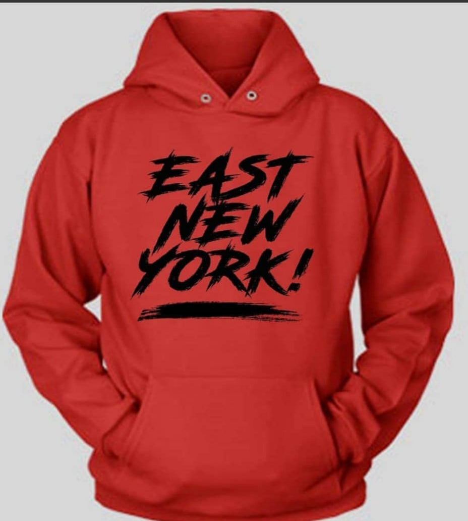 EAST NEW YORK! – Bold Streetwear Hoodie (Independent Trading Co.)