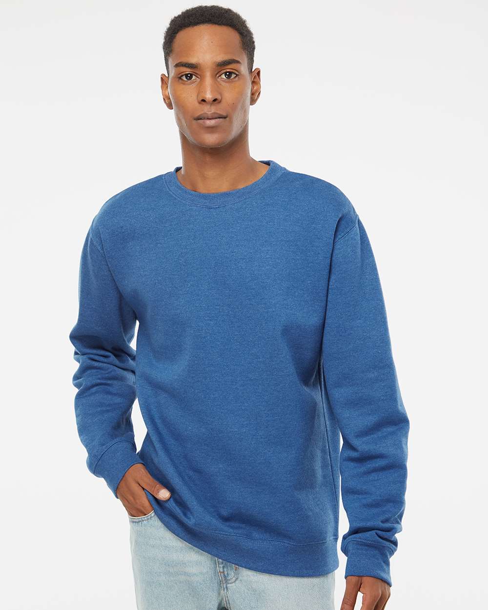 Independent Trading Co SS3000 Unisex Midweight Crewneck Sweatshirt Blank