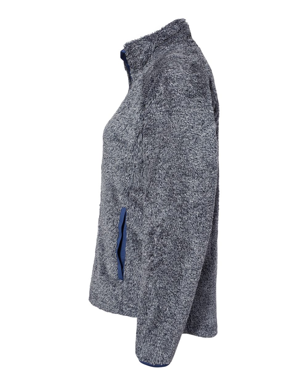 J. America Women’s Frosty Sherpa Full-Zip Jacket Shag Fleece S-M