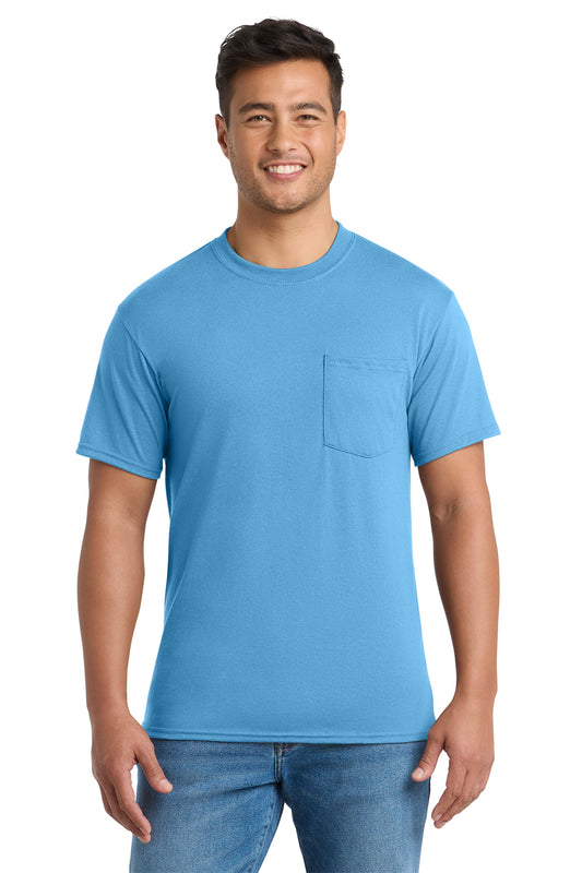 Pocket tees with chest pocket, available in adult sizes S–6XL
