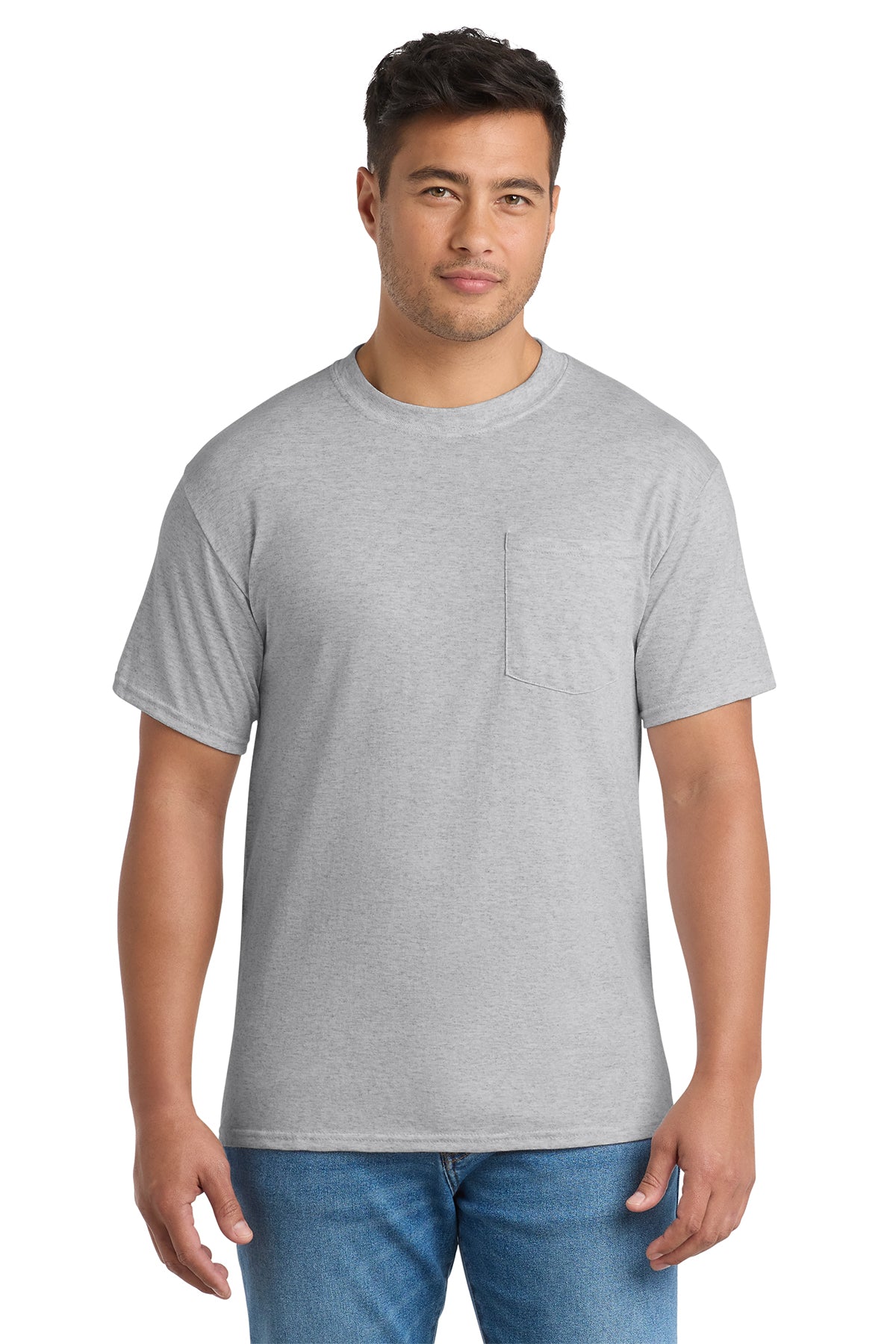 Pocket tees with chest pocket, available in adult sizes S–6XL