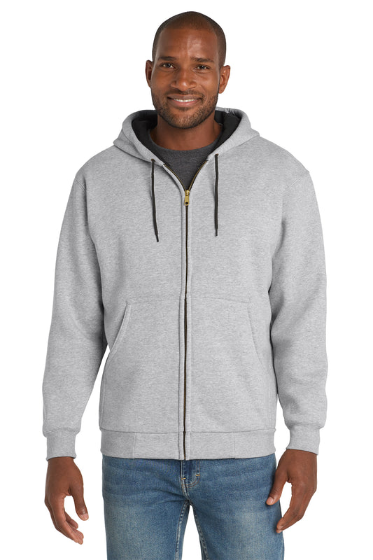 Heavyweight thermal-lined full-zip hoodie, adult sizes XS–6XL