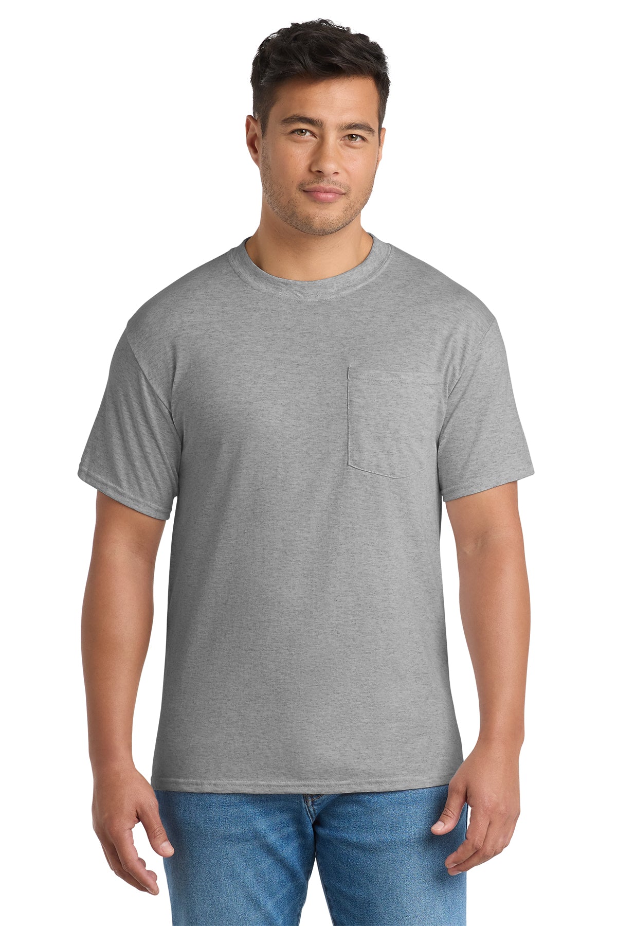 Pocket tees with chest pocket, available in adult sizes S–6XL