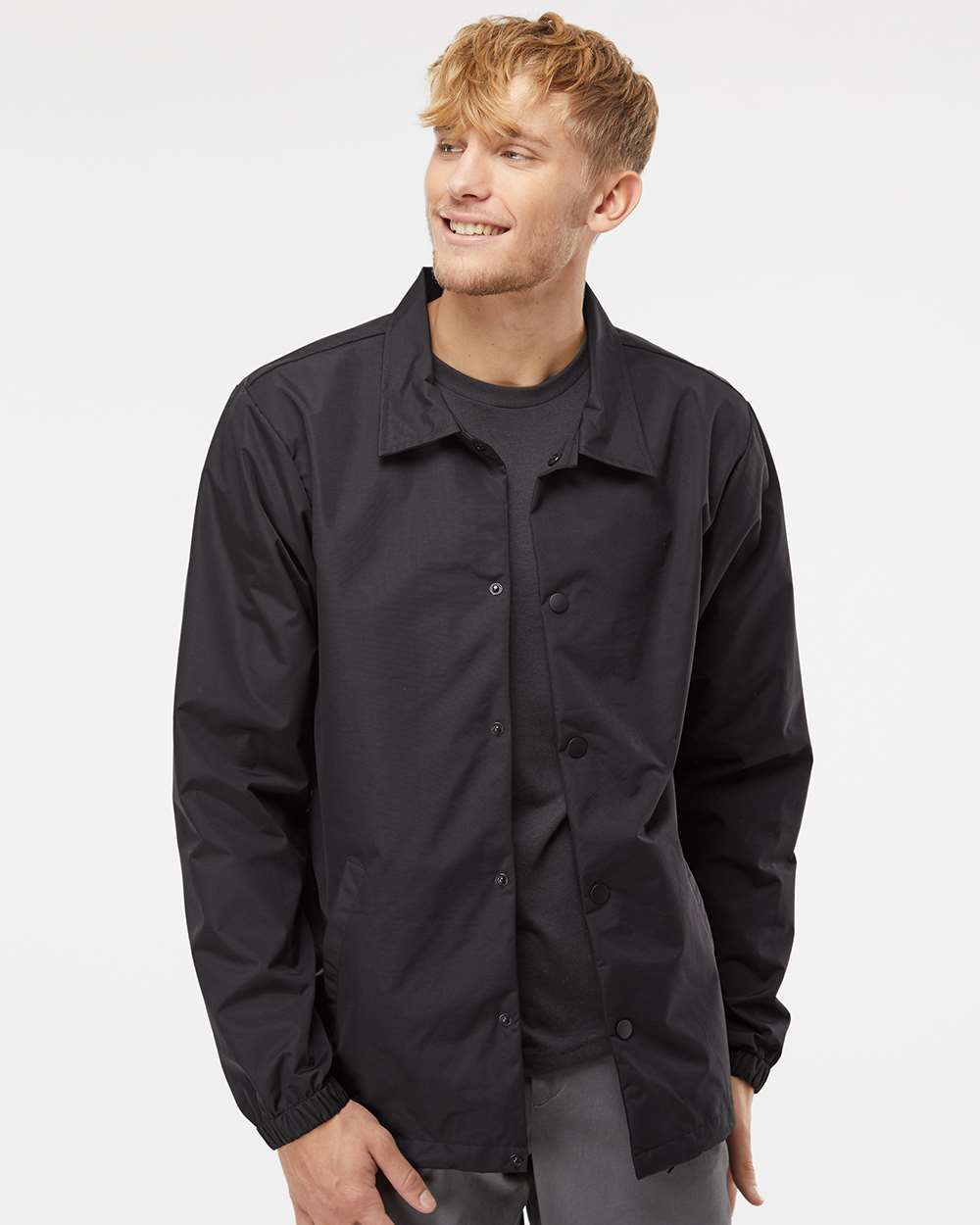 Independent Trading Co Men’s Water Resistant Coach Jacket Windbreaker XS-3XL