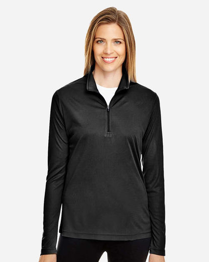 Women's Performance Quarter-Zip Pullover Moisture Wicking Athletic Top