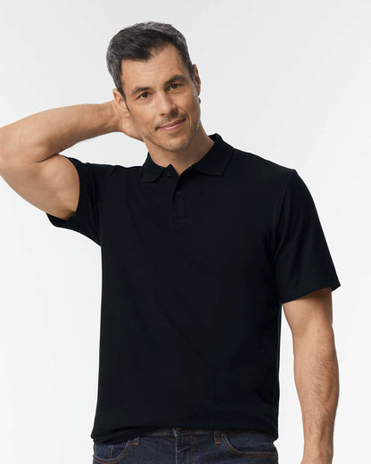 Men’s Softstyle Pique Polo Shirt Moisture Wicking Casual Work Polo