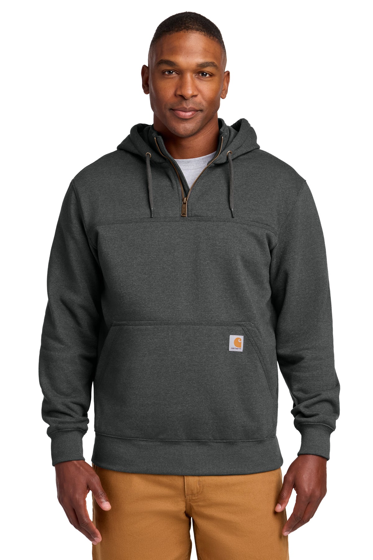Carhartt Rain Defender Paxton Heavyweight 1/4 Zip Hooded Sweatshirt Brand New