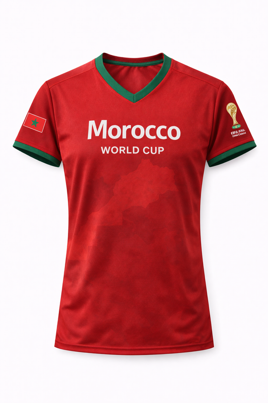 Morocco Men’s / Unisex Soccer Fan Edition Jersey – National Pride Shirt