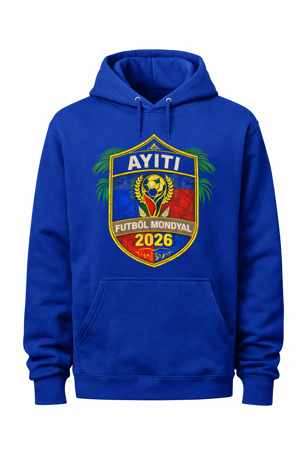 Haiti Soccer 2026 Fan Edition Hoodie | Ayiti Futbòl Pride Pullover