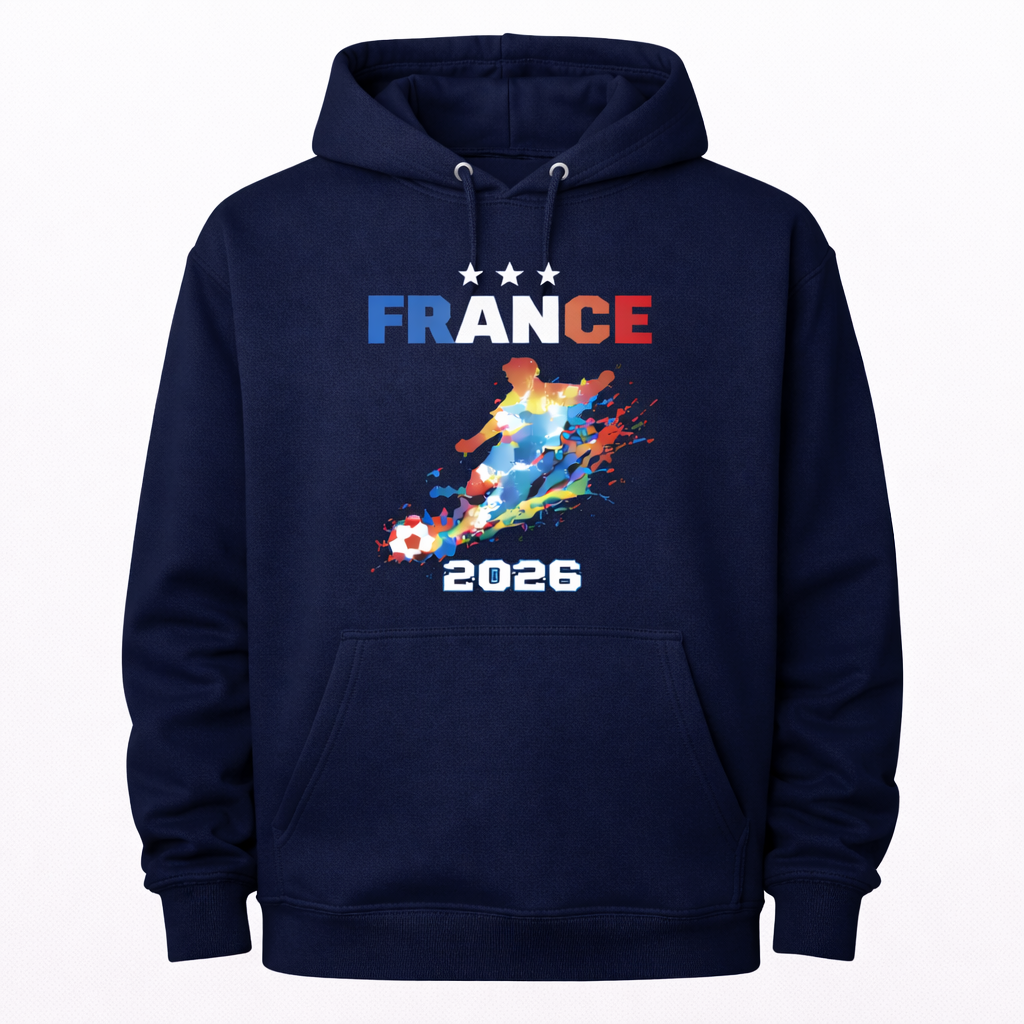 France Soccer 2026 Fan Edition Pullover Hoodie
