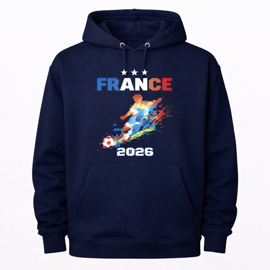 France Soccer 2026 Fan Edition Pullover Hoodie