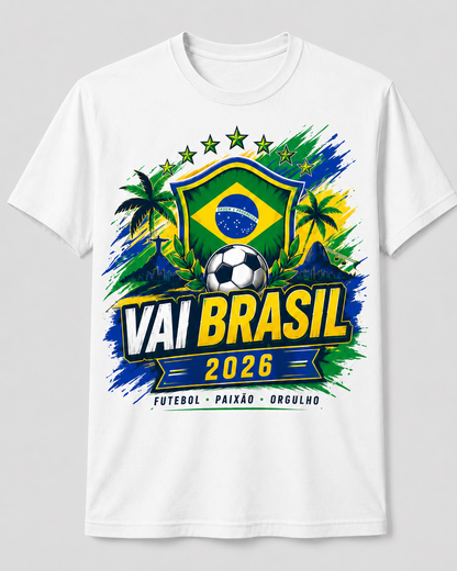 Brazil Soccer Fan Shirt 2026 – Vai Brasil Tee