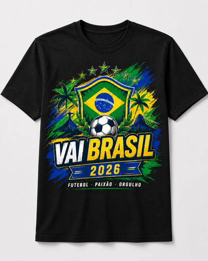 Brazil Soccer Fan Shirt 2026 – Vai Brasil Tee