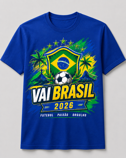 Brazil Soccer Fan Shirt 2026 – Vai Brasil Tee
