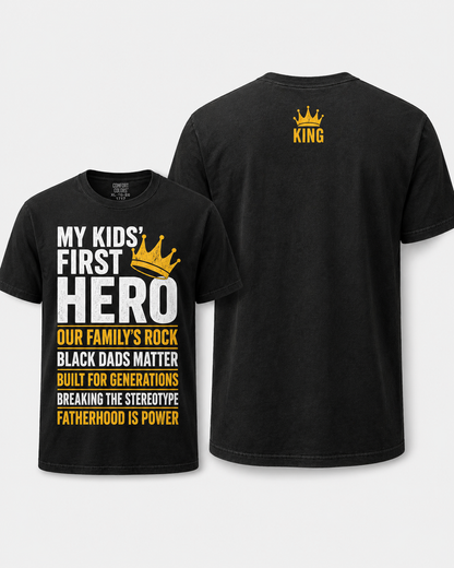 Black Fathers Premium T-Shirt | Father’s Day Gift Tee