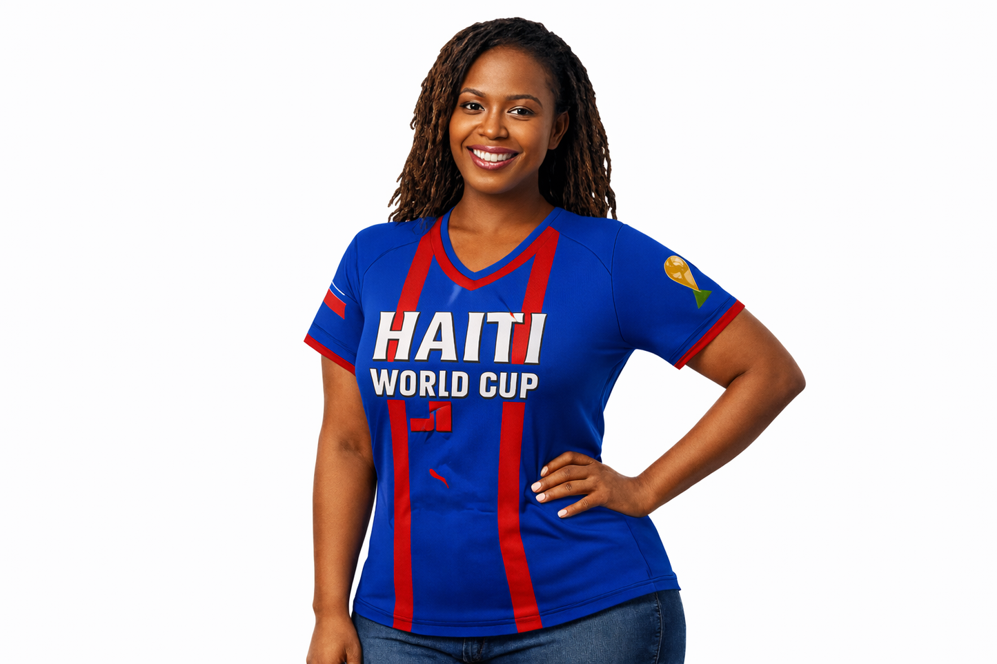 Women’s Haiti World Cup Jersey – Official Fan Edition (Female Cut)