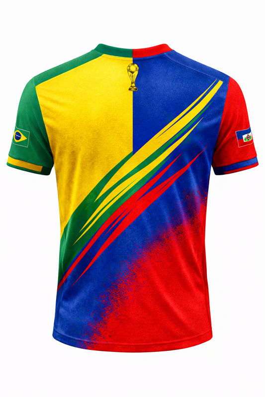 Brazil x Haiti Pride 2026 Fusion Soccer Jersey – Limited Edition