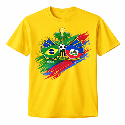 Brazil Haiti Soccer T-Shirt 2026