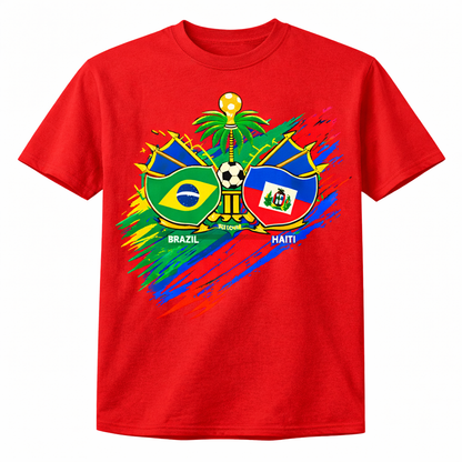 Brazil Haiti Soccer T-Shirt 2026