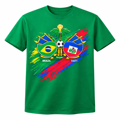 Brazil Haiti Soccer T-Shirt 2026