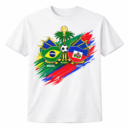 Brazil Haiti Soccer T-Shirt 2026
