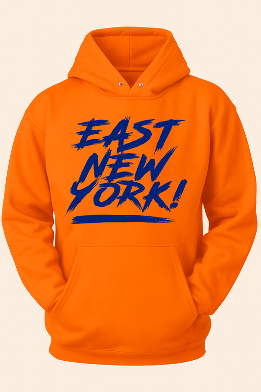 EAST NEW YORK! – Bold Streetwear Hoodie (Independent Trading Co.)