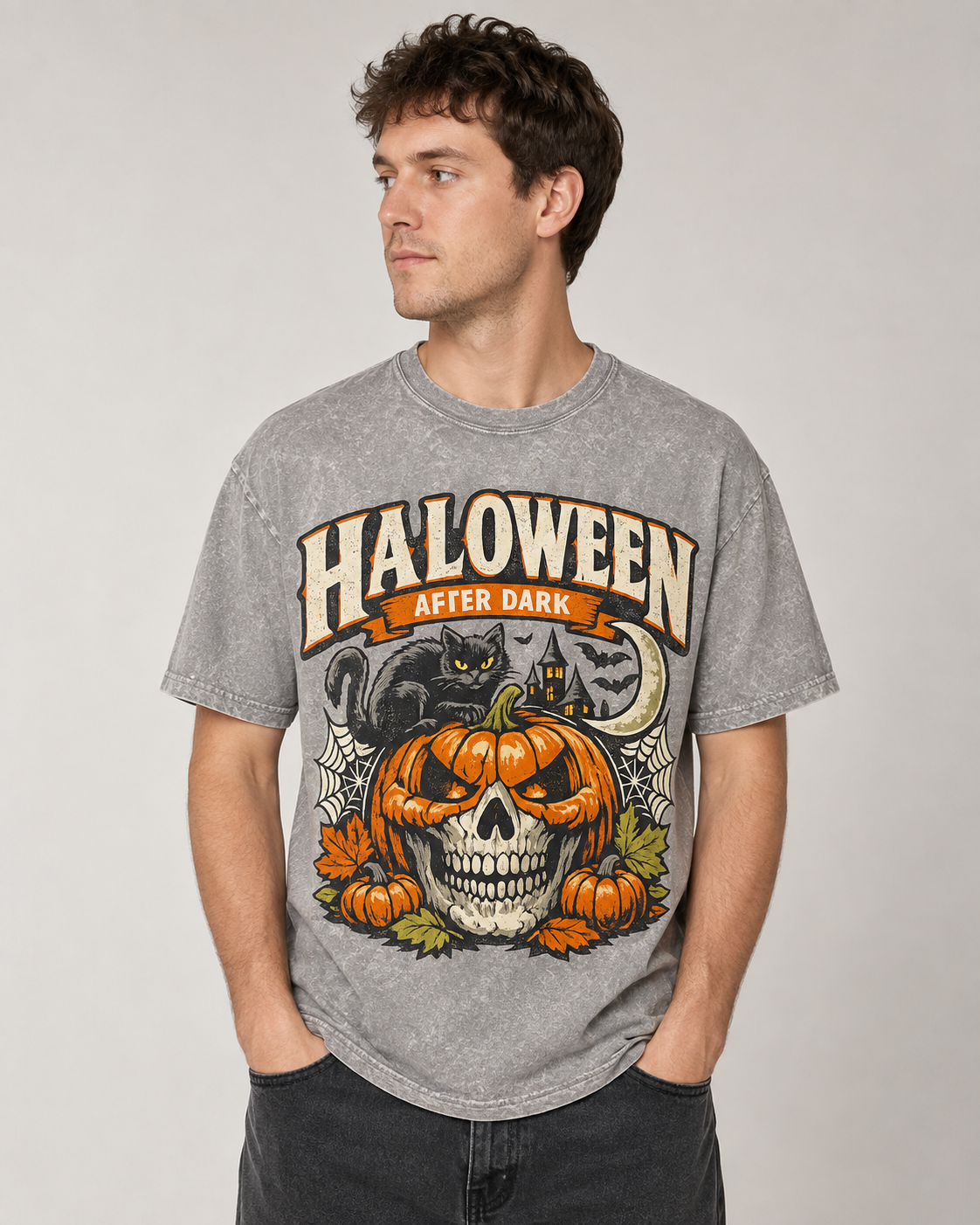 Halloween After Dark Mineral Wash Tee