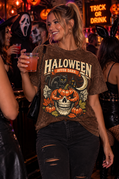 Halloween After Dark Mineral Wash Tee