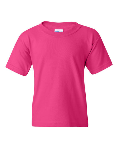Classic youth cotton T-shirt. Sizes XS–XL.