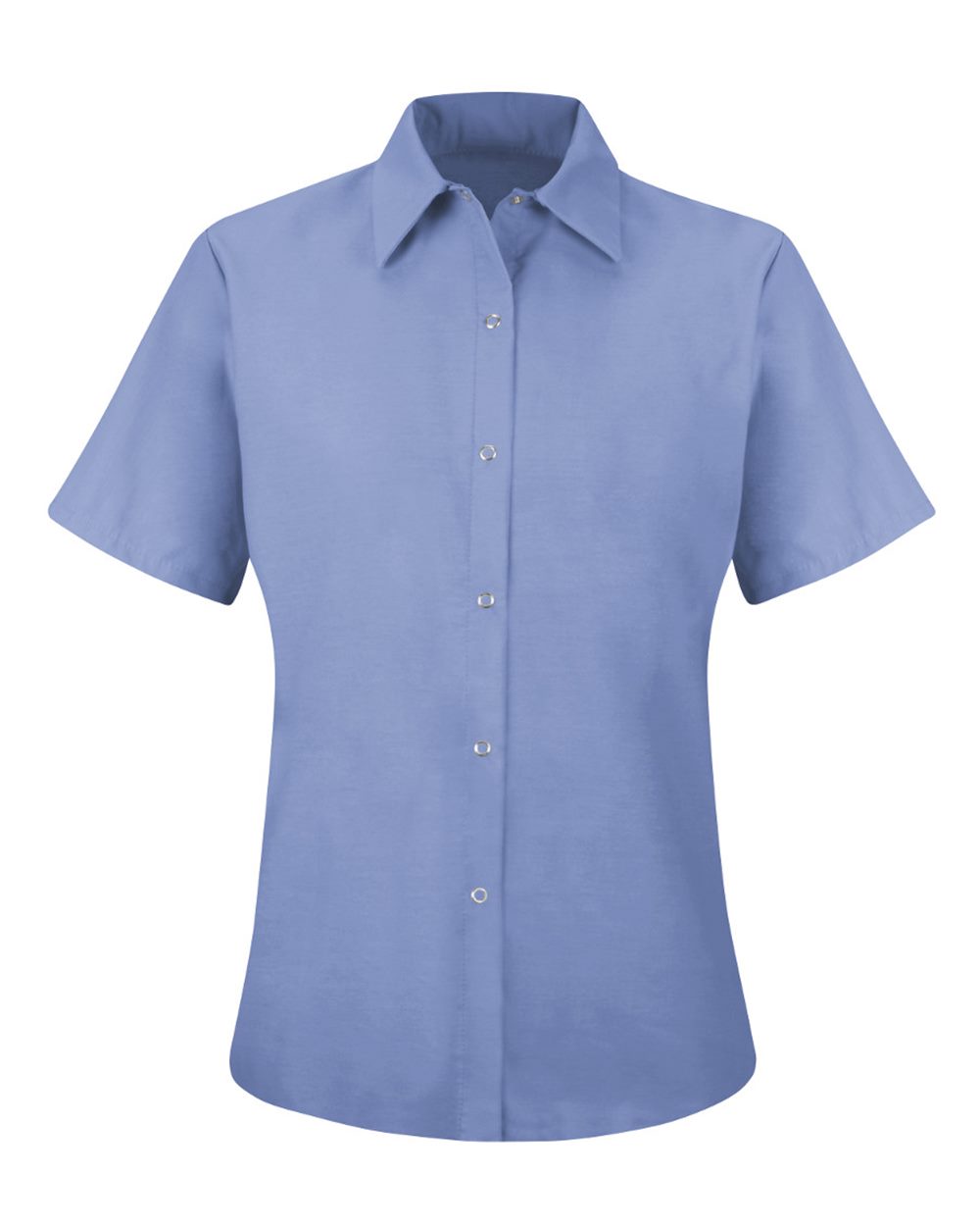 Red Kap Women’s Short Sleeve Pocketless Work Shirt – Professional Uniform Shirt