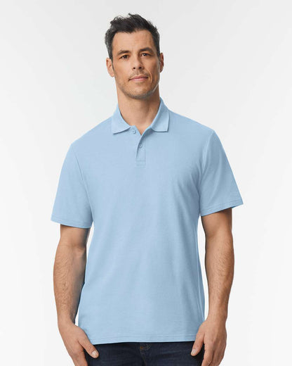 Men’s Softstyle Pique Polo Shirt Moisture Wicking Casual Work Polo