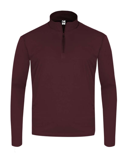 Men's Performance Quarter-Zip Pullover Moisture Wicking Athletic Top