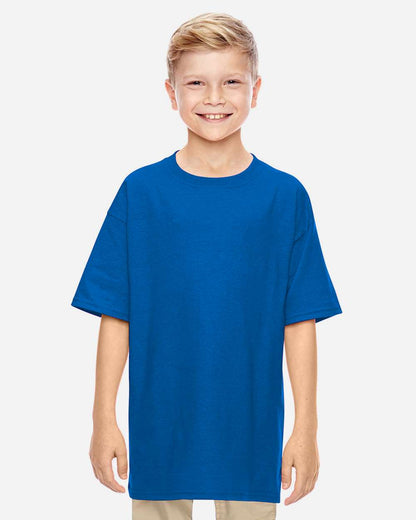 Classic youth cotton T-shirt. Sizes XS–XL.