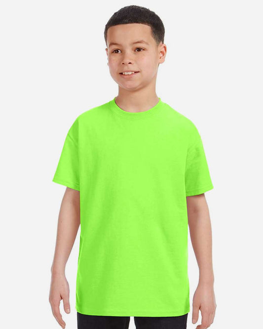 Classic youth cotton T-shirt. Sizes XS–XL.