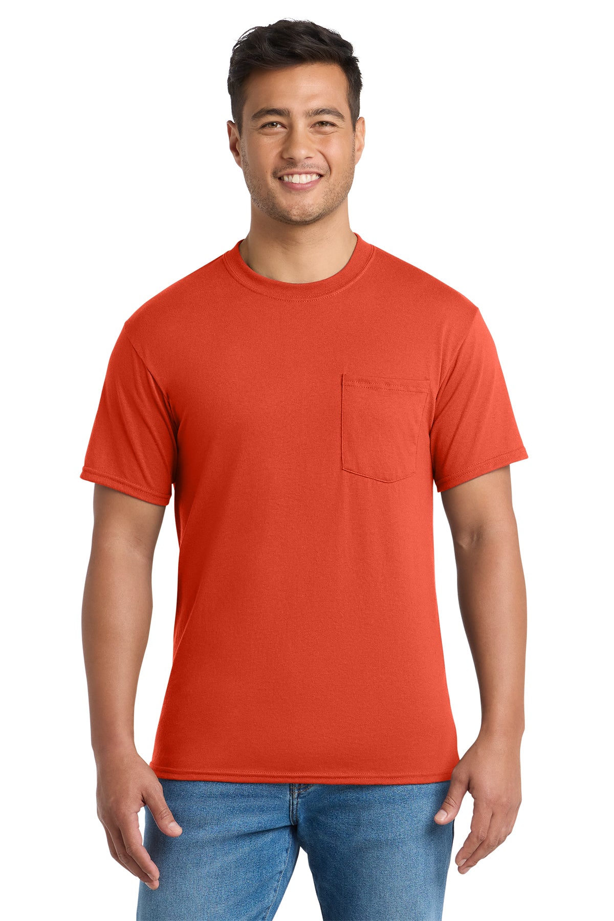 Pocket tees with chest pocket, available in adult sizes S–6XL