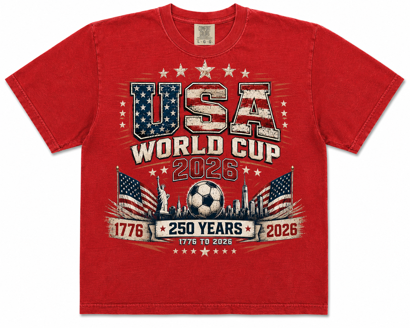 USA World Cup 2026 | 250 Years Patriotic T-Shirt