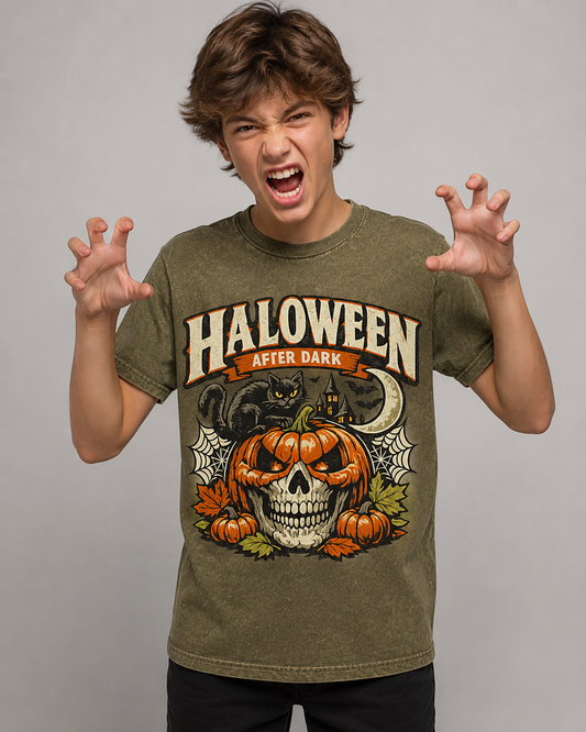 Halloween After Dark Mineral Wash Tee