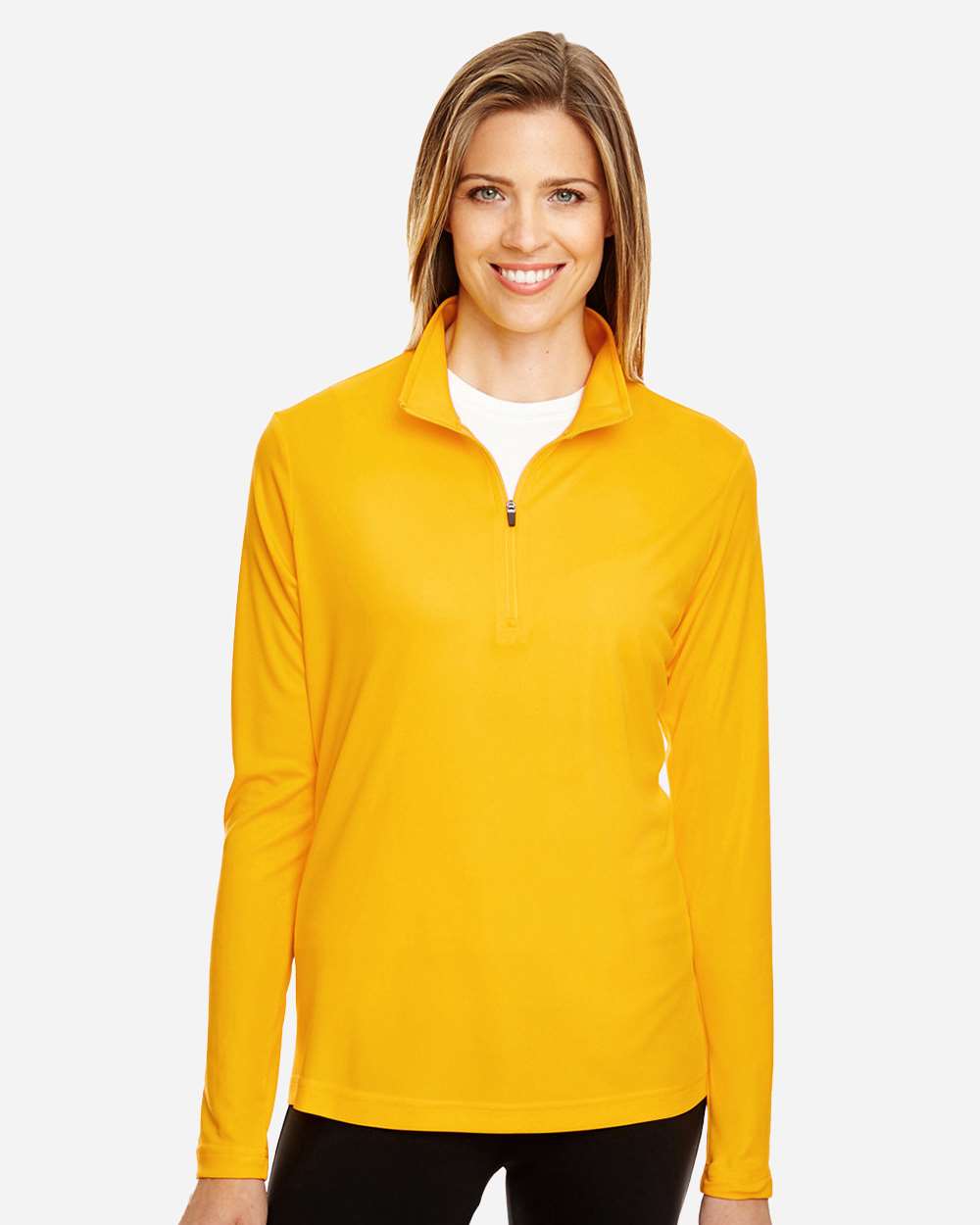 Women's Performance Quarter-Zip Pullover Moisture Wicking Athletic Top