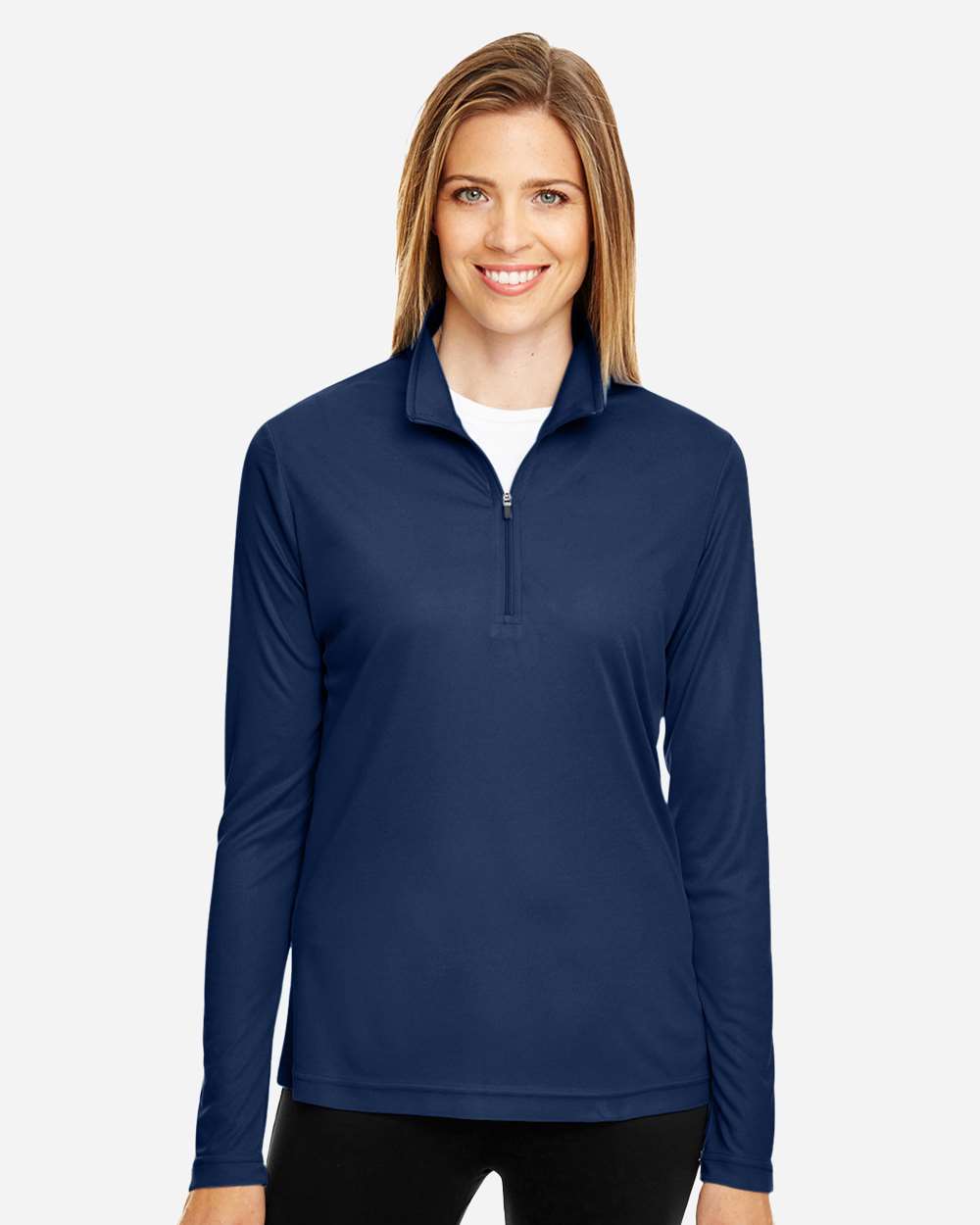 Women's Performance Quarter-Zip Pullover Moisture Wicking Athletic Top