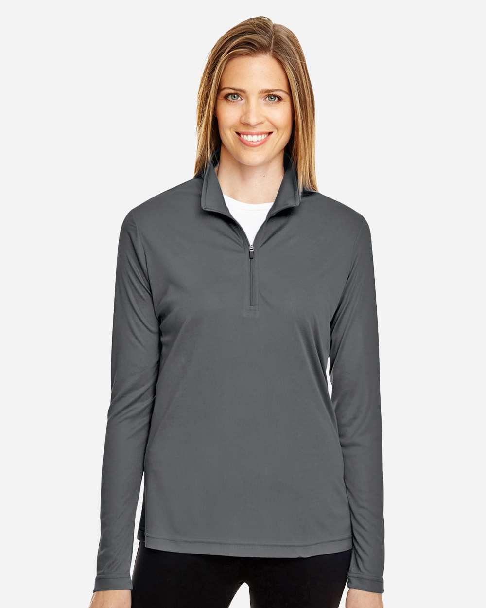 Women's Performance Quarter-Zip Pullover Moisture Wicking Athletic Top