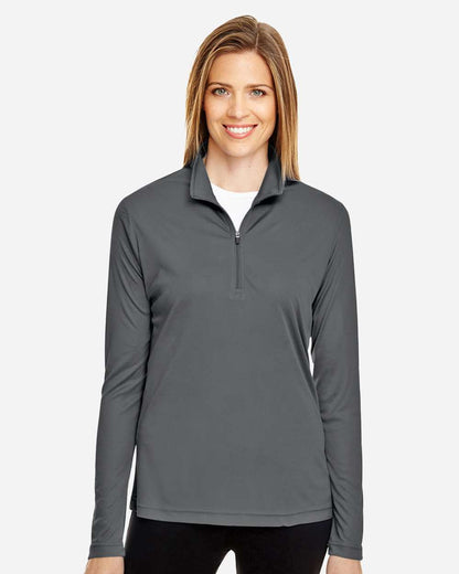 Women's Performance Quarter-Zip Pullover Moisture Wicking Athletic Top